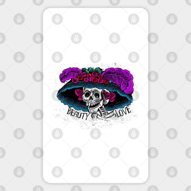 Catrina Magnet by thefunkysoul